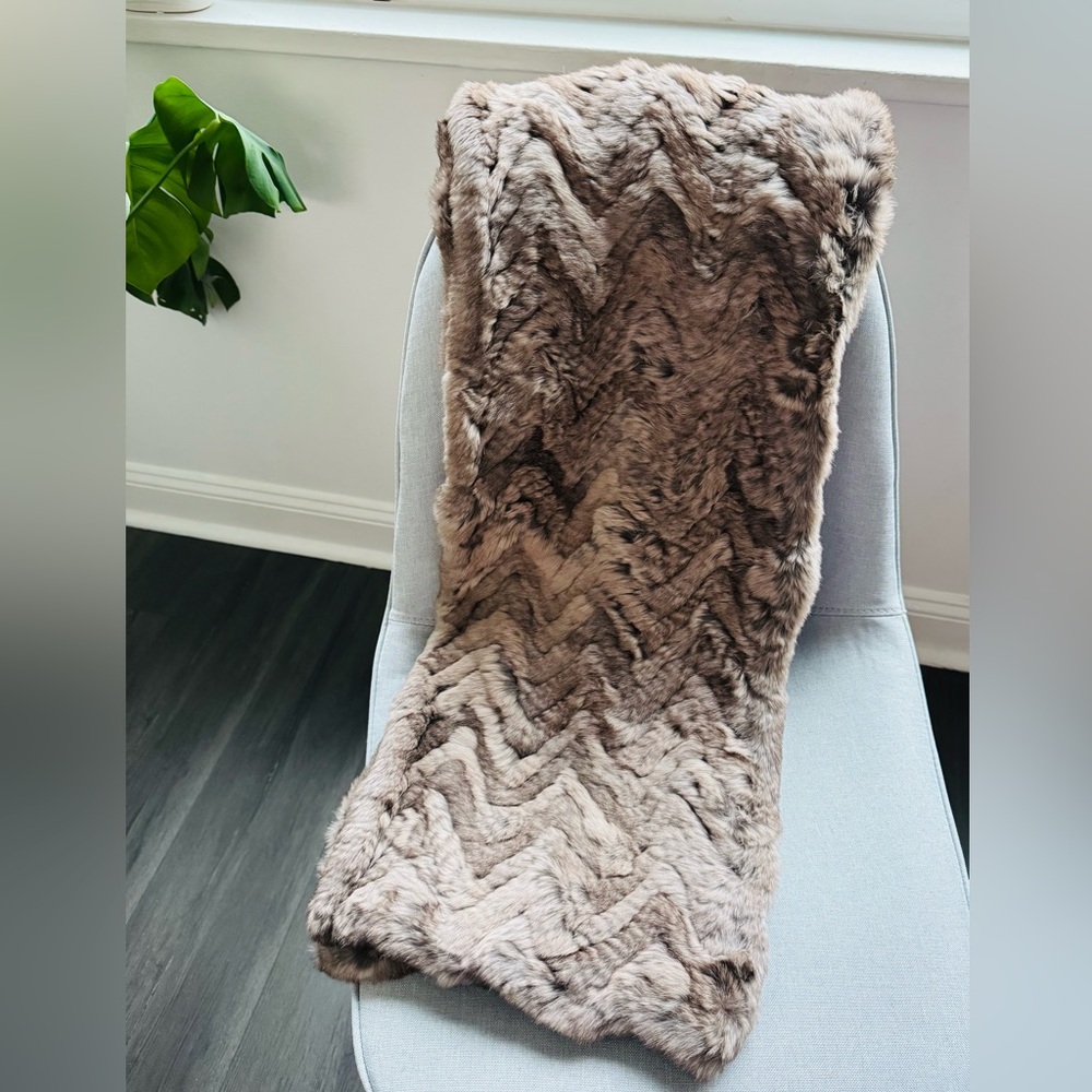 H BRAND Rabbit Hair Scarf/Shawl